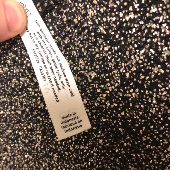 Black and sparkly gold party dress - Picture 6 of 6